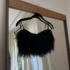 CAMILA COELHO feather tube top